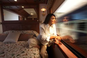 The Rocky Mountaineer private cabin