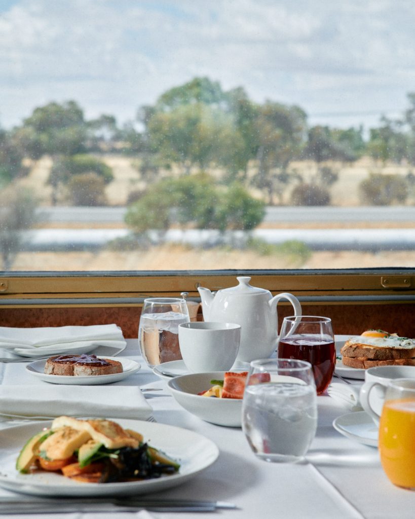 meals included on The Ghan
