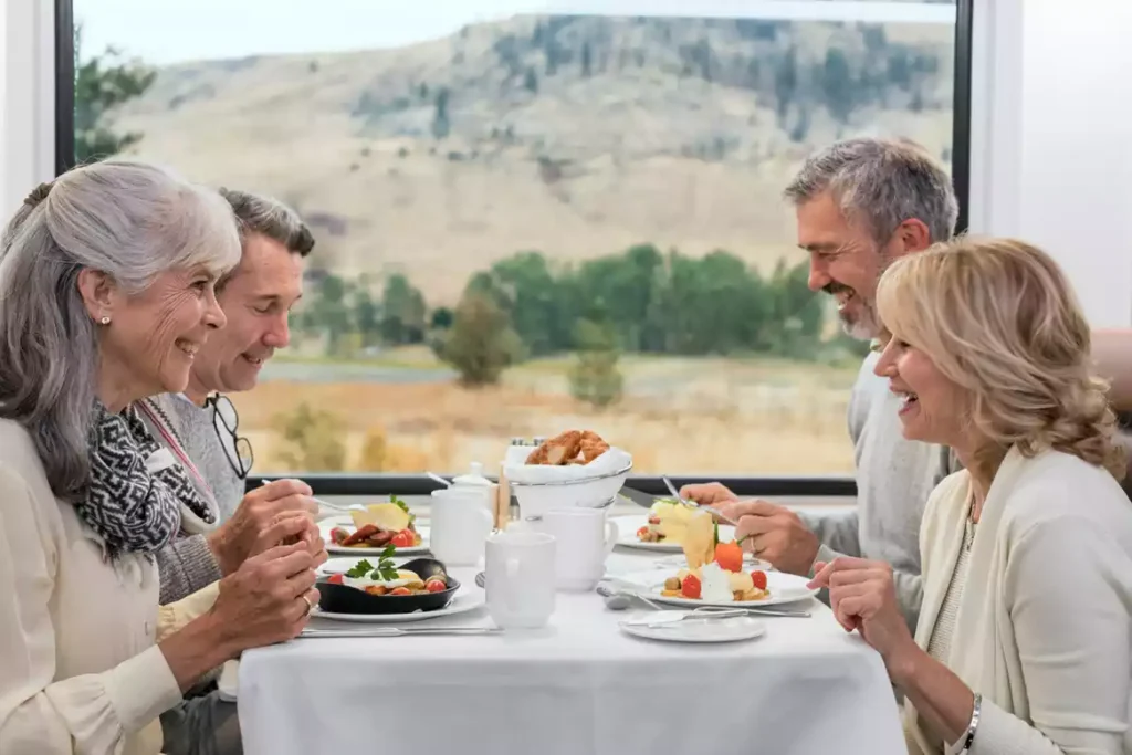 rocky mountaineer train food menu