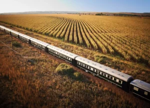 luxury train travel to Victoria Falls